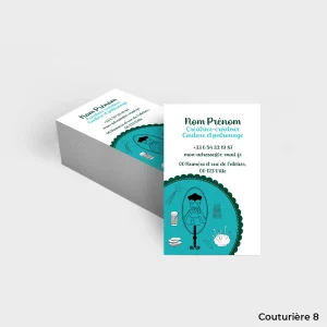 Cartes de visite Couture
