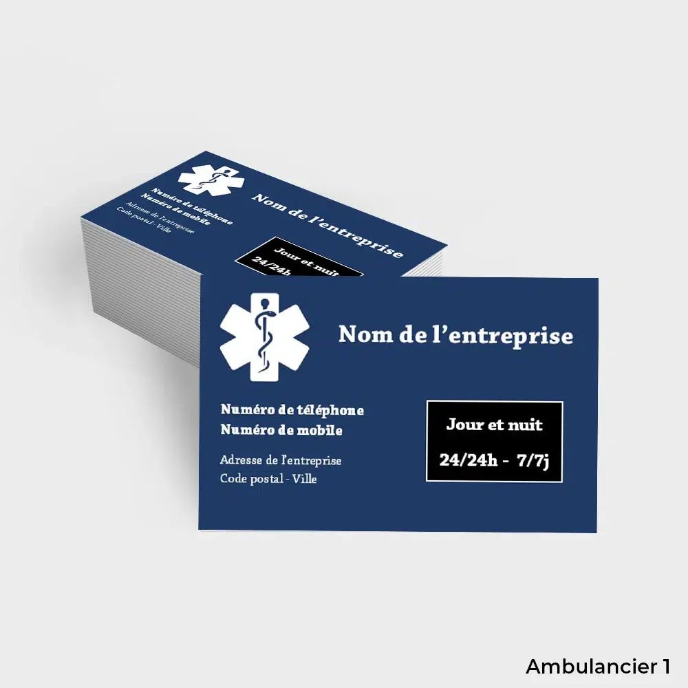Cartes de visite Santé – Image 6