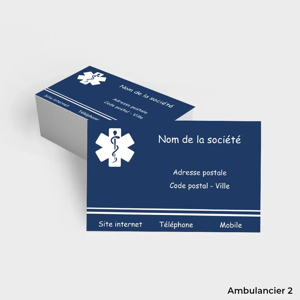 Cartes de visite Santé – Image 7