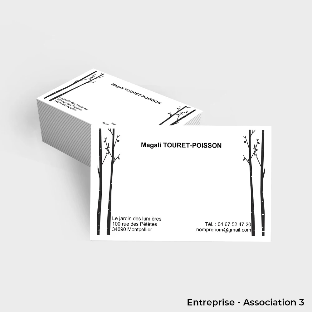 Cartes de visite Entreprise Association – Image 3