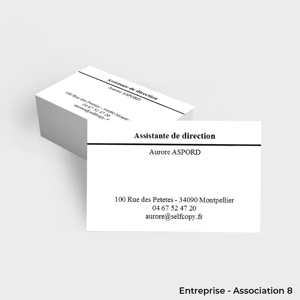 Cartes de visite Entreprise Association – Image 8