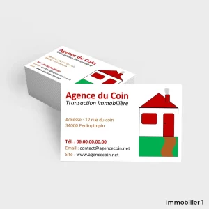 Cartes de visite Immobilier