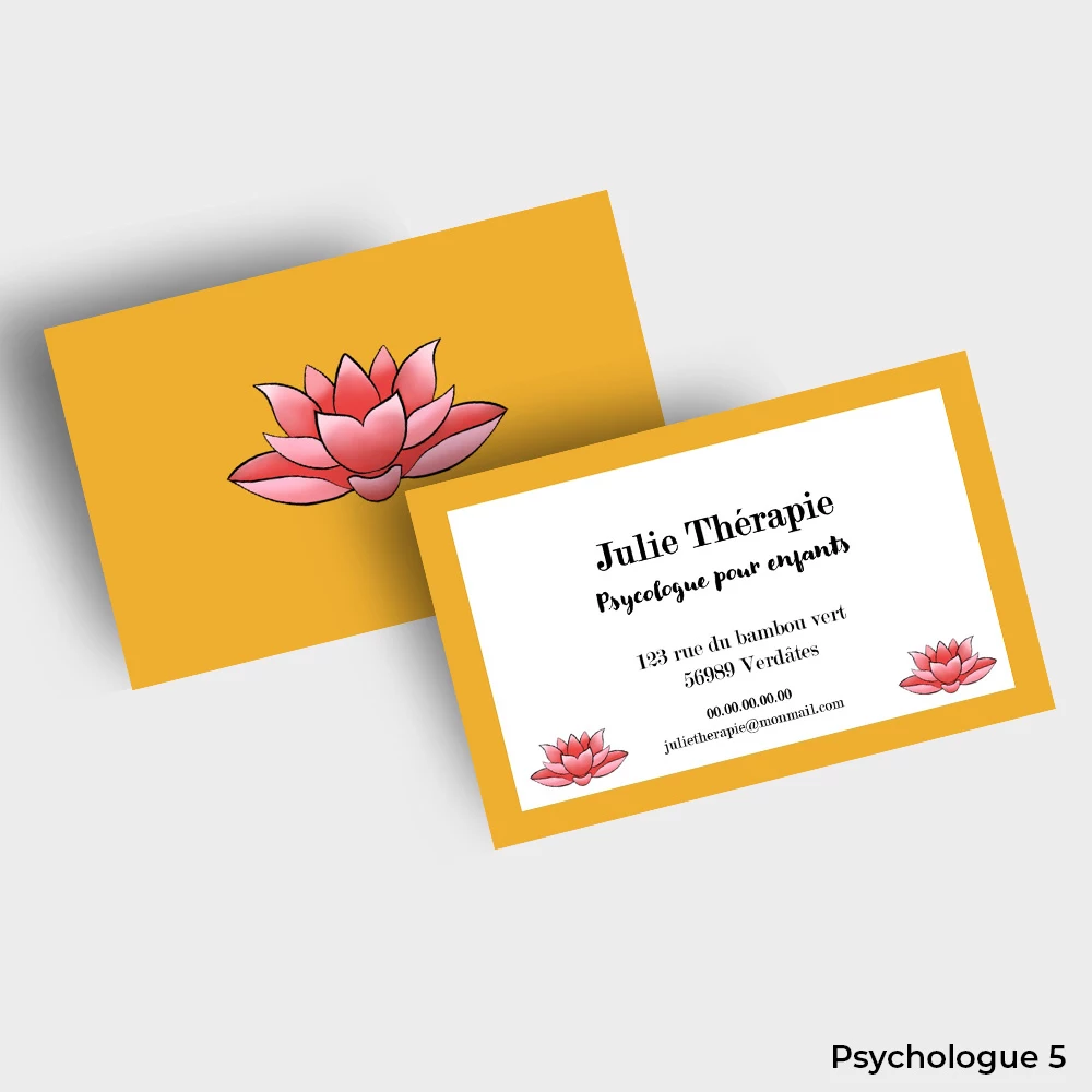 Cartes de visite Psychologue – Image 5
