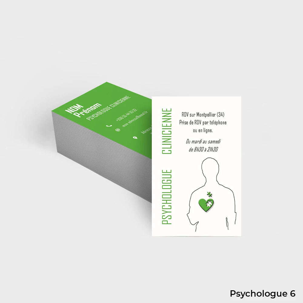 Cartes de visite Psychologue – Image 6