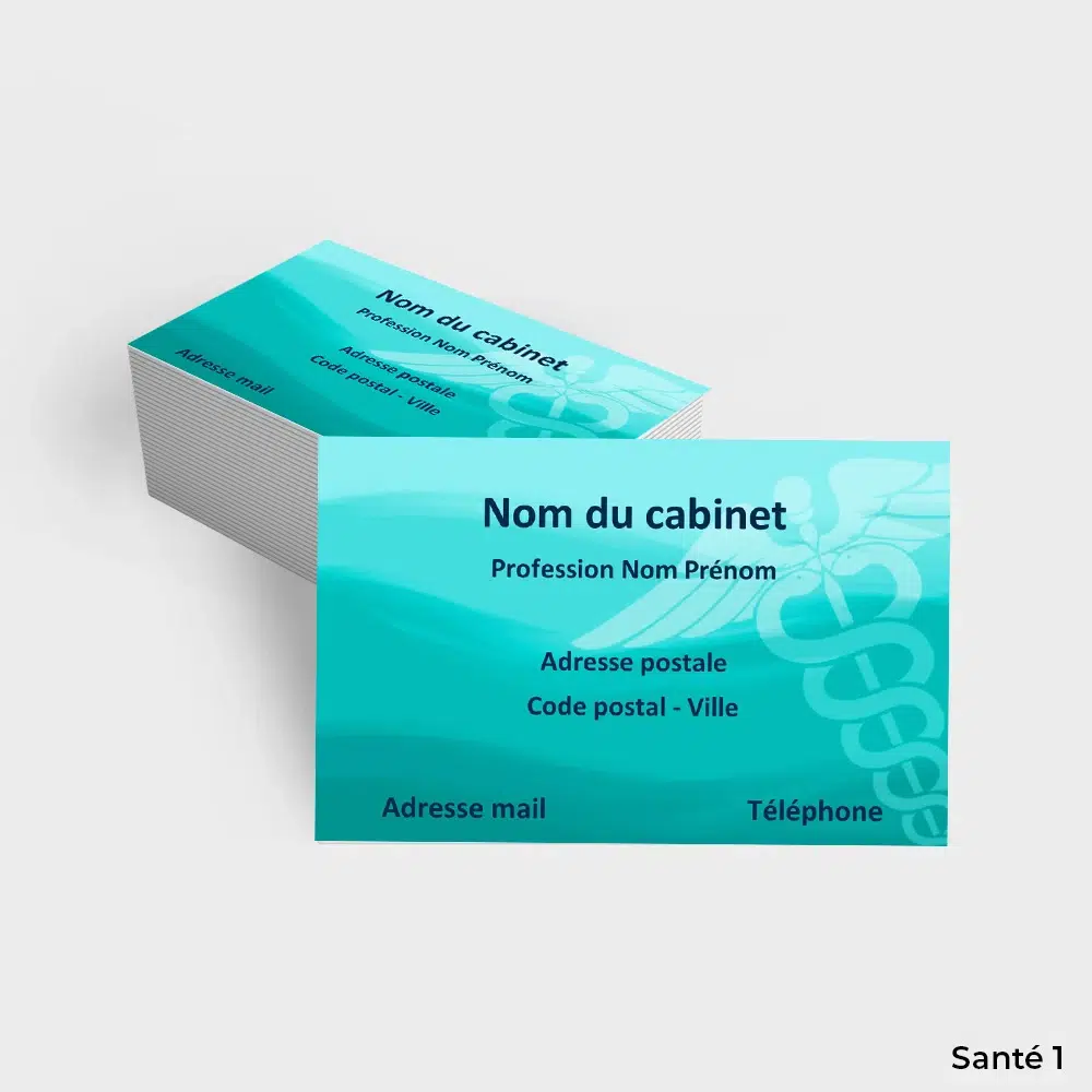 Cartes de visite Santé