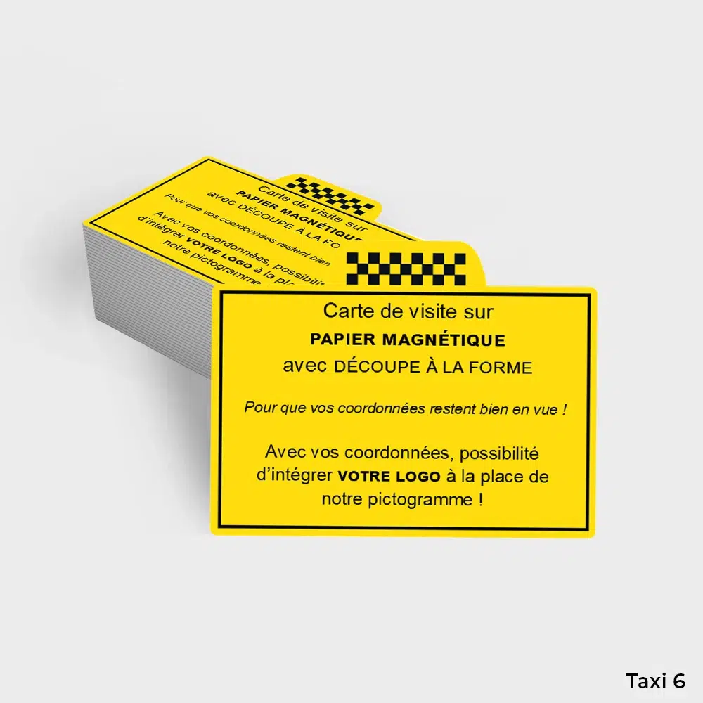 Cartes de visite Taxi – Image 6