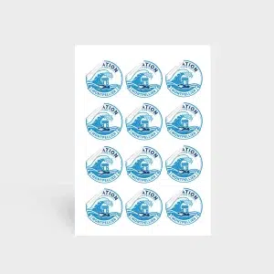 Stickers en planche
