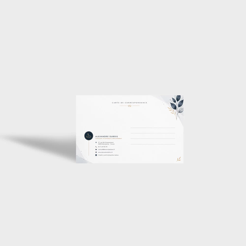 Carton de correspondance