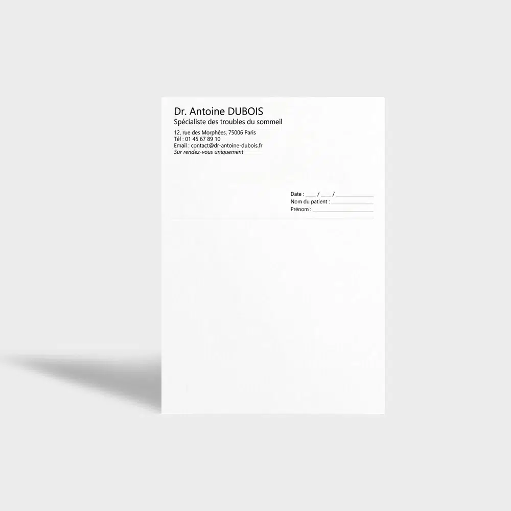 En-tête de lettre / Ordonnances – Image 2