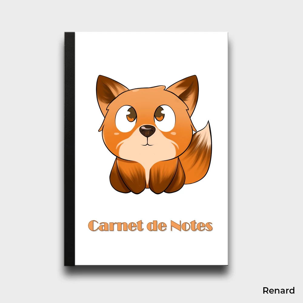 Carnet thermocollé illustré