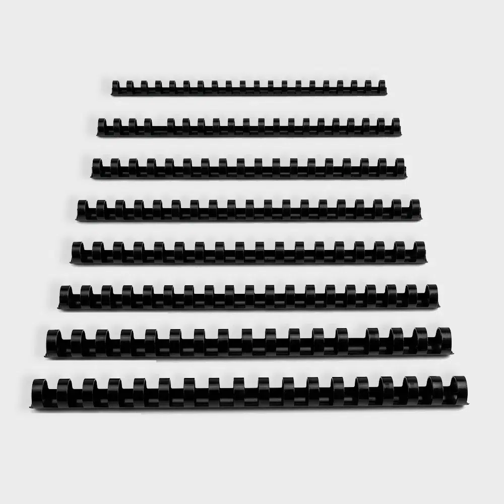 Spirale plastique noire