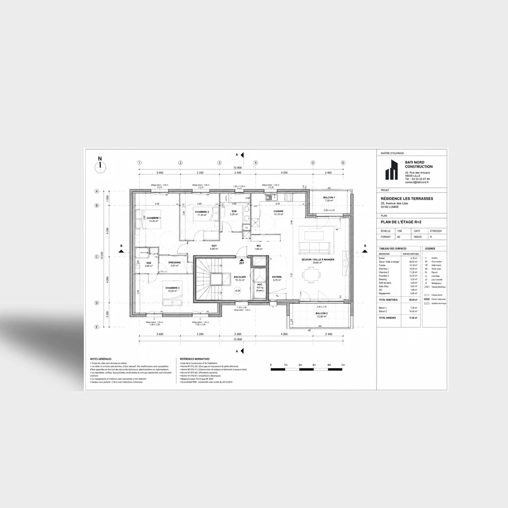 Plan d'architecte